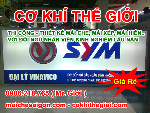 Bảng hiệu hộp đèn 2