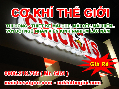 Giá thiết kế thi công bảng hiệu quảng cáo alu hộp đèn, chữ nổi đẹp