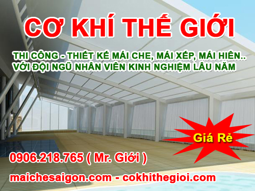 Mái che di động quận Gò Vấp