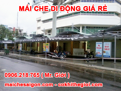 Mái che di động tân phú