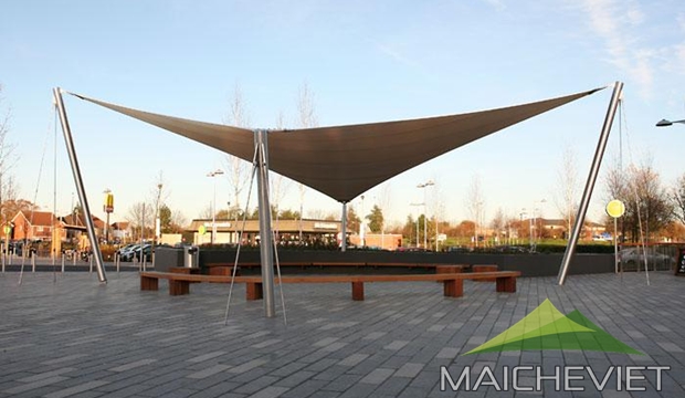 Mái che giếng trời cường lực