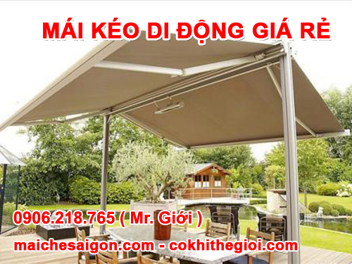 Mái kéo giếng trời giá rẻ
