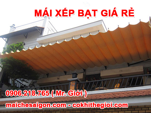 Mái xếp bạt 1